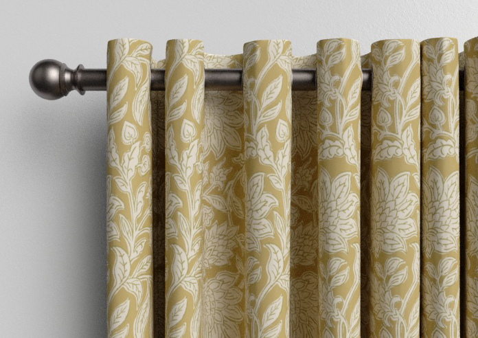 Land & Shore Rowallane, Ochre - Made to Measure Curtains - Image 12